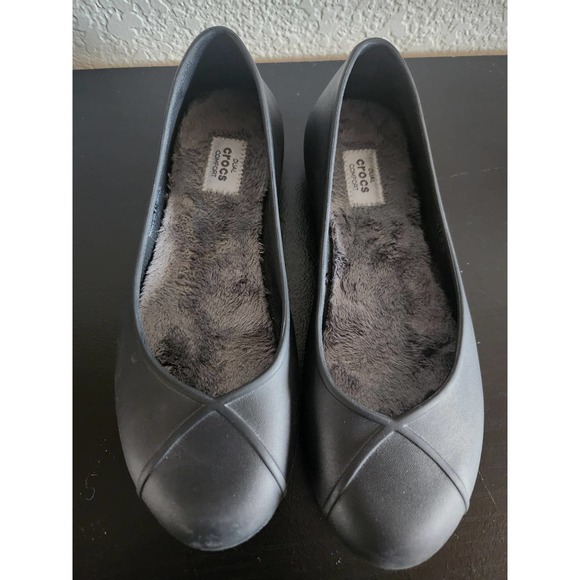 Cros Shoes - Crocs Olivia ll Dual Comfort Faux Fur Lined Shoes 8w